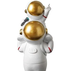 Astronaut Statue Resin Astronaut Statue Astronaut Sculpture Home Art Crafts Desktop Decorations For Desktop Bedroom Home Lamp Decoration