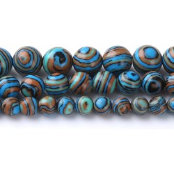 36pcs 10mm Blue Malachite Beads Energy* Beads for DIY Jewelry Bracelet Necklace Making For Jewelry Making 38.1cm