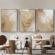 Abstract marble canvas wall art modern abstract marble art print brown and gold marble wall art marble picture wall decoration beige marble poster canvas painting bathroom decor 40.64 x 60.96 x 7.62 cm unframed